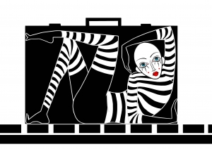 Mime In Suitcase